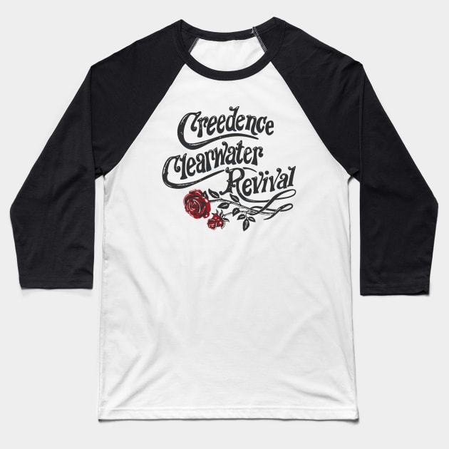 typography Baseball T-Shirt by scooter#village 